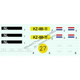 M109 A2-90 Nederland decals