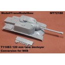 T110E3 tank destoyer. Conversion for M48.
