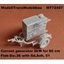 Current generator 8kW for 60 cm Flak-Sw.36 with Sd.Anh. 51