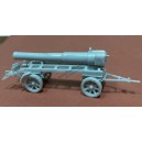 Trailer with mortar barrel 220 mm for C7P.