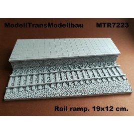 Rail ramp. 19x12 cm.