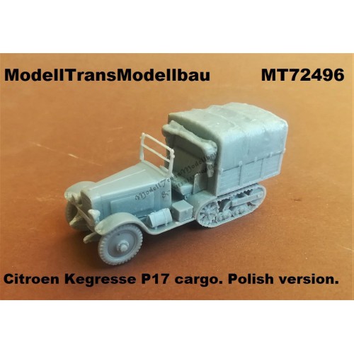 Citroen Kegresse P17 cargo. Polish version.