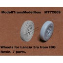 Wheels for Lancia 3ro.
