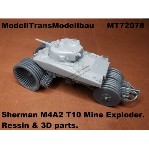 Sherman M4A2 T10 Mine Exploder