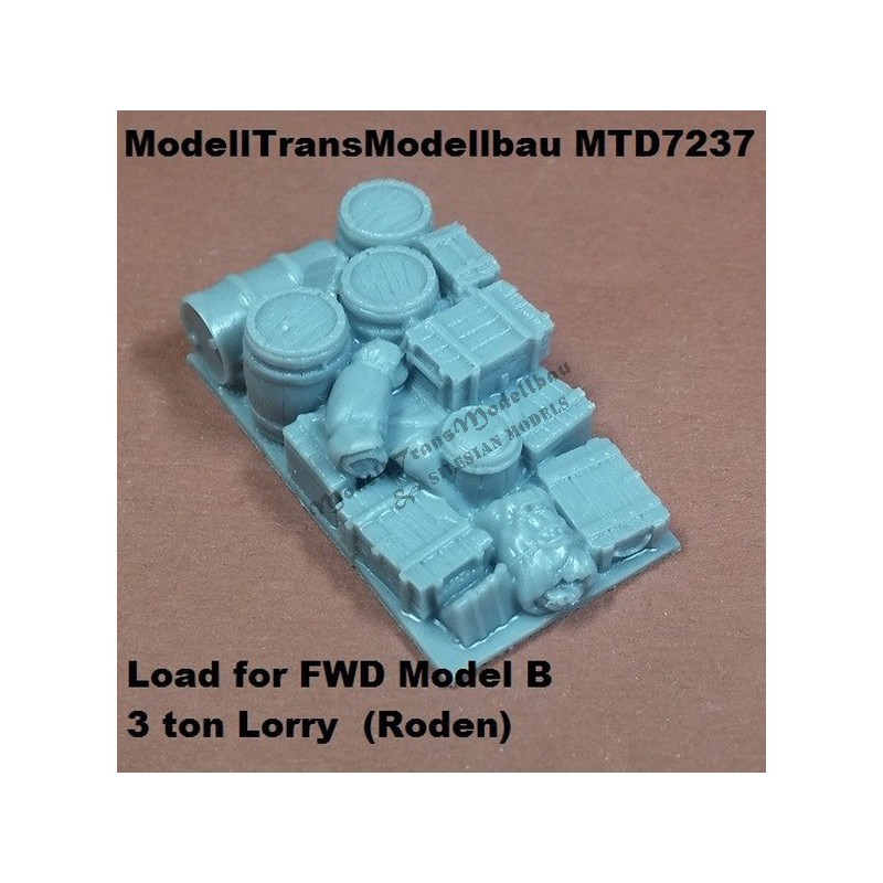 Load for FWD Model B. 3 ton Lorry.