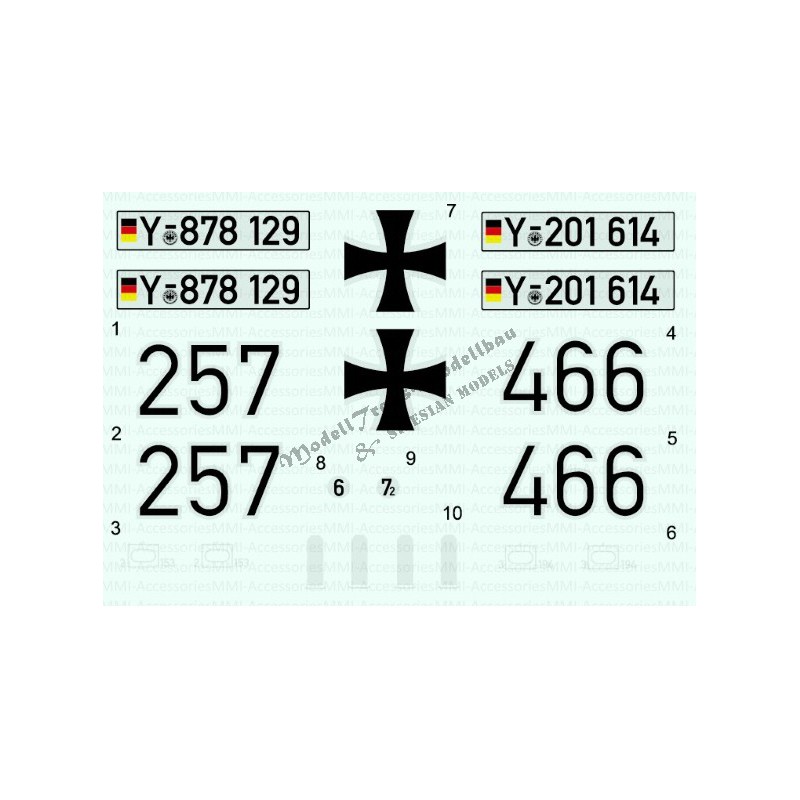 Leopard 1 early Bundeswehr decals