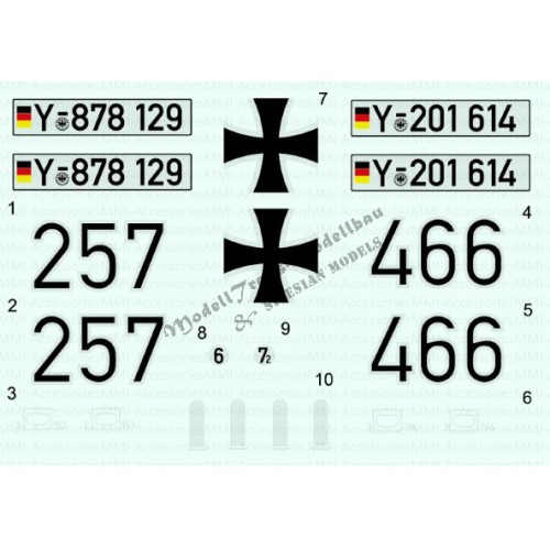 Leopard 1 early Bundeswehr decals