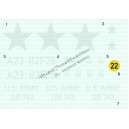 M108/M109 US Army (Vietnam)  decals