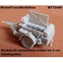 Sd.Anh.52 ammunition trailer for 2 cm Vierlingsflak.
