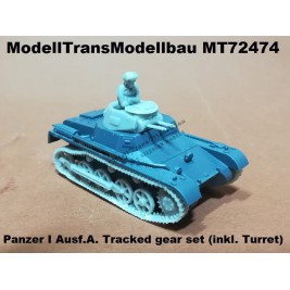 Panzer I Ausf.A. Tracked gear set (inkl. Turret)