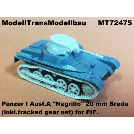 Panzer I Ausf.A "Negrillo" 20 mm Breda (inkl.tracked gear set