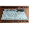 Cobblestones street with wall. 15x9,5 cm.