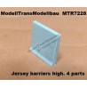 Jersey barriers high. (4 parts)