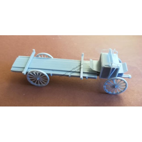 LMPD pontoon trailer with spoked wheels. Typ A short.