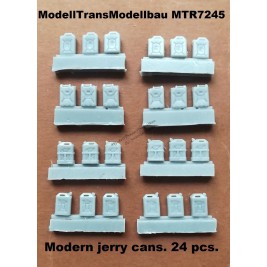 Modern jerry cans. 24 pcs.