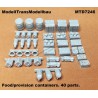 Food/provision containers. 40 pcs.