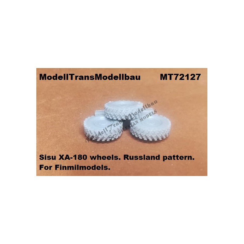 Sisu XA-180 wheels. Russland pattern.