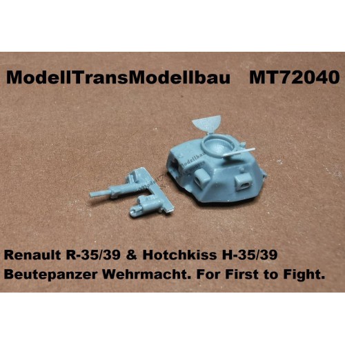 Renault R-35/39 & Hotchkiss H-35/39 Wehrmacht Beutefahrzeug.