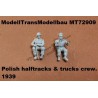 Polish crew for trucks and halftracks 1939