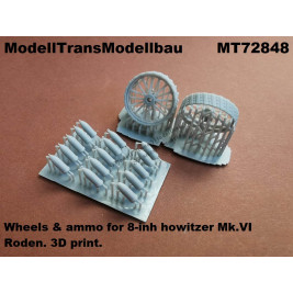 Wheels & ammo for 8-inh howitzer Mk.VI