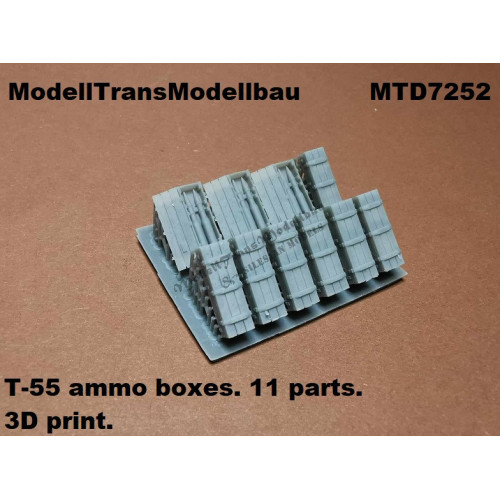 T-55 ammo boxes. 11 parts.