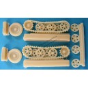 SdKfz 250 wheels & tracked gear set.
