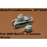Fiat 3000 Mod.21. 2 versions.