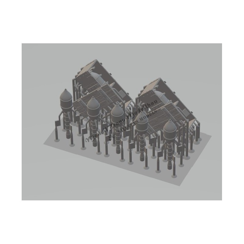 Stielgranaten 42 with amoboxes for SiG33.