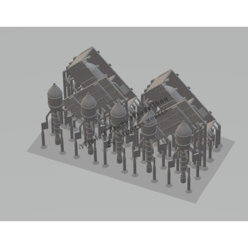 Stielgranaten 42 with amoboxes for SiG33.