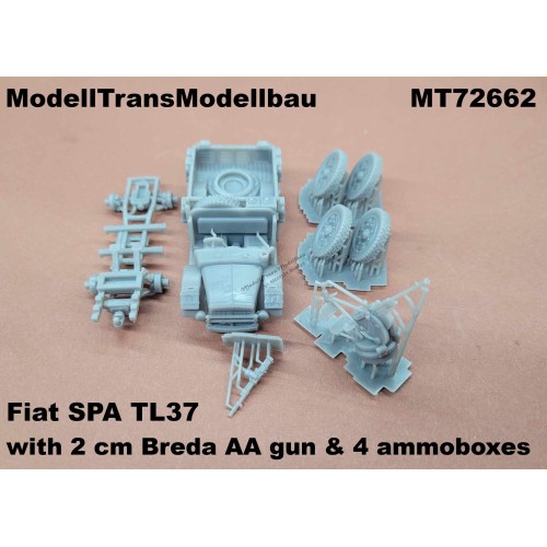 Fiat SPA TL37 with 2 cm Breda AA gun
