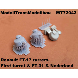 Renault FT-17 turrets. First turret & FT-31 & Nederland