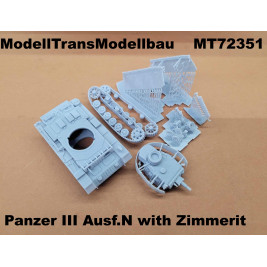 Panzer III Ausf. N with Schürtzen/Zimmerit. 2 versions.