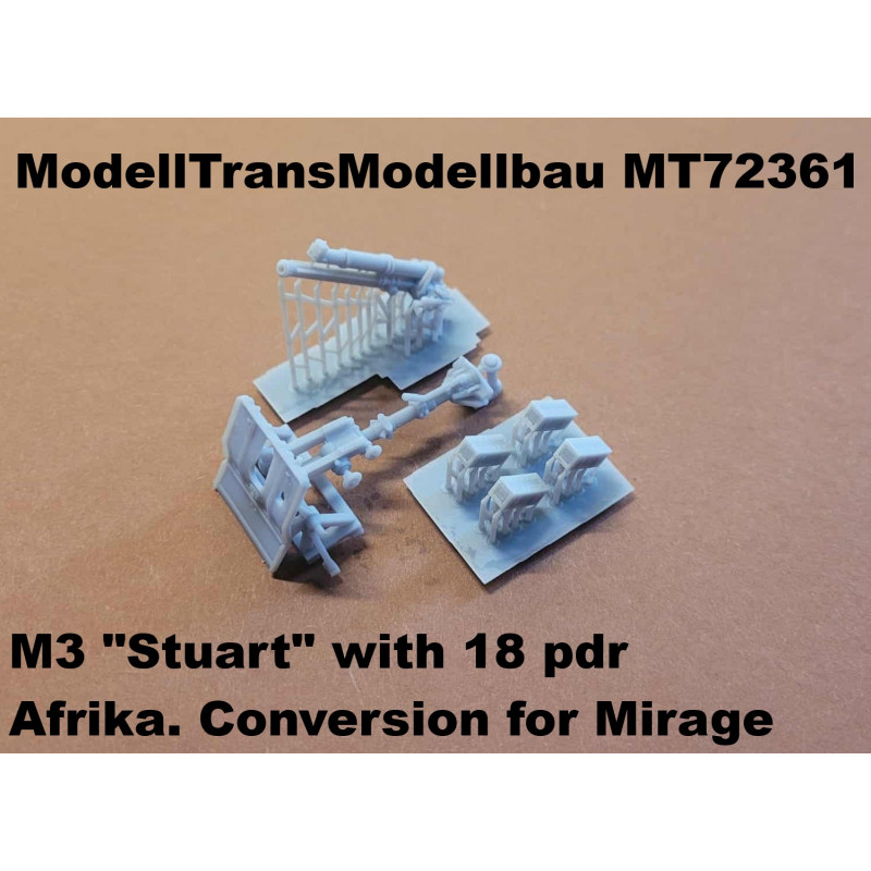 M3 Stuart with 18 pdr. Afrika. Conversion for Mirage.