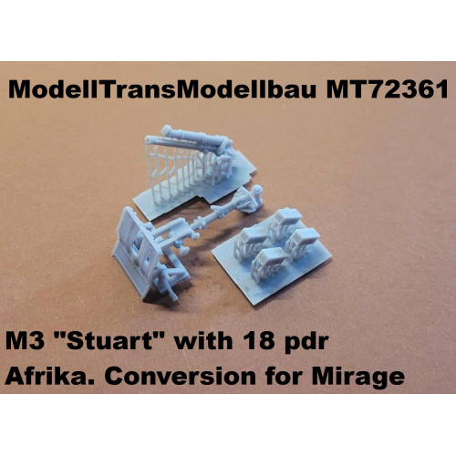 M3 Stuart with 18 pdr. Afrika. Conversion for Mirage.