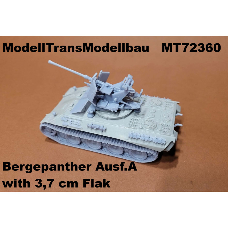 Bergepanther Ausf A with 3,7 cm Flak