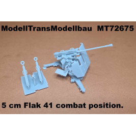 5 cm Flak 41 combat position.