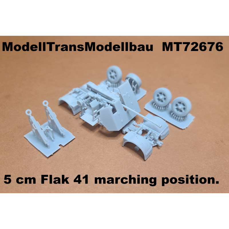 5 cm Flak 41 marching position.