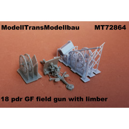 18 pdr GF field gun with limber