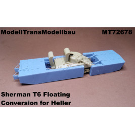 Sherman T6 floating. Conversion for Heller.