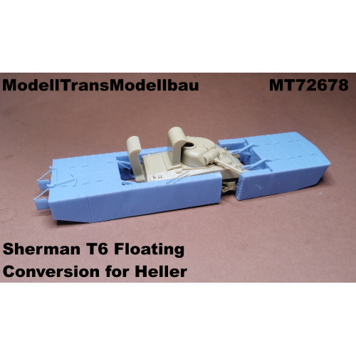 Sherman T6 floating. Conversion for Heller.