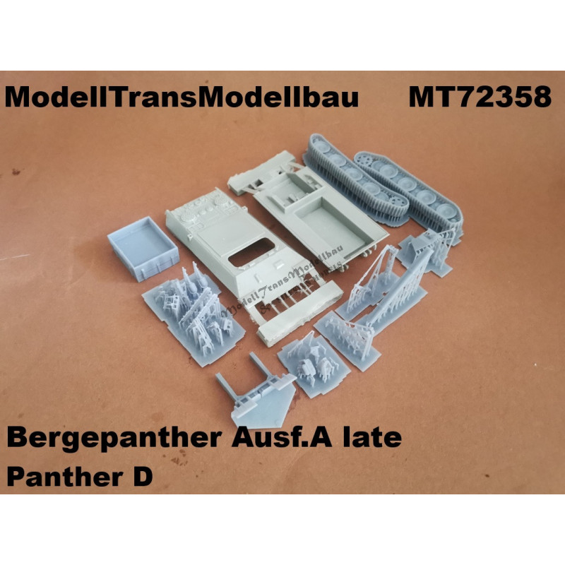 Bergepanther Ausf.A late . Auf Panther D.