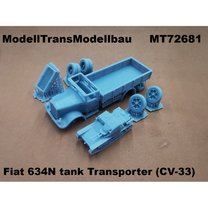 Fiat 634N tank transport with CV-33