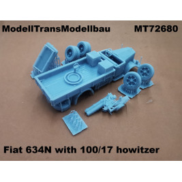 Fiat 634N with 100/17 howitzer
