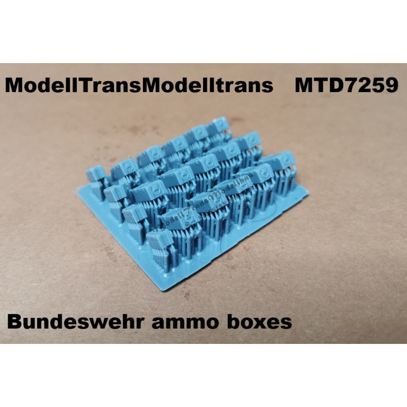 Bundeswehr ammo boxes. 20 parts.