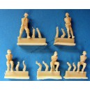 US tank crew for Halftrack & Jeep. (5 fig.)