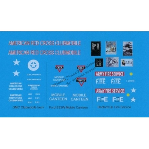 US and UK service trucks WW 2