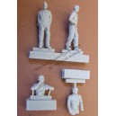 German tank crew. Panzerwaffe'46