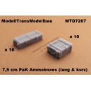 7,5 cm PaK Ammoboxes. 20 parts.