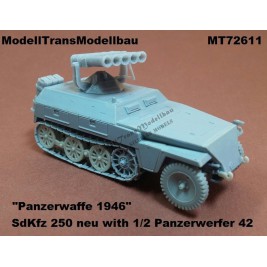 SdKfz 250 neu with 1/2 Panzerwerfer 42. Panzerwaffe'46.