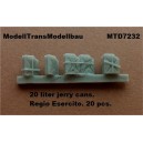 20 liter jerry cans.Regio Esercito. 20 pcs.